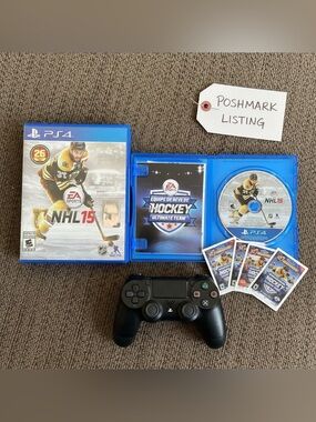 NHL 15 PS4 Hockey Video Game Complete EA Sports PlayStation 4